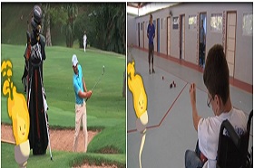 Golfe e bocha paralímpica