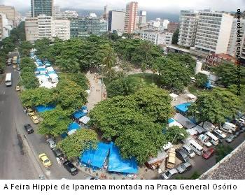 feira vista de cima